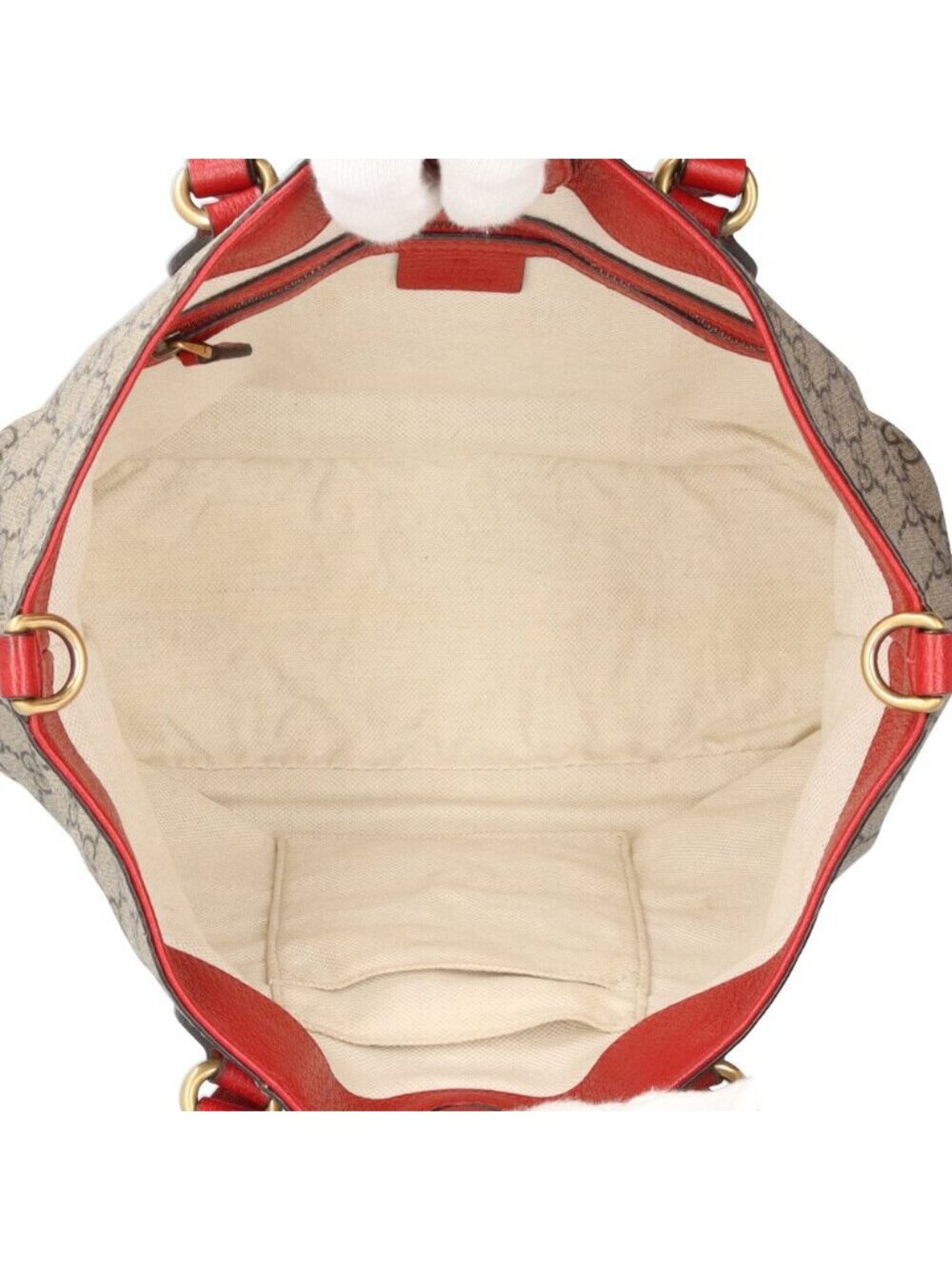 Gucci Bosco Patch GG Supreme Shoulder Bag Canvas Brown - Picture 6 of 10
